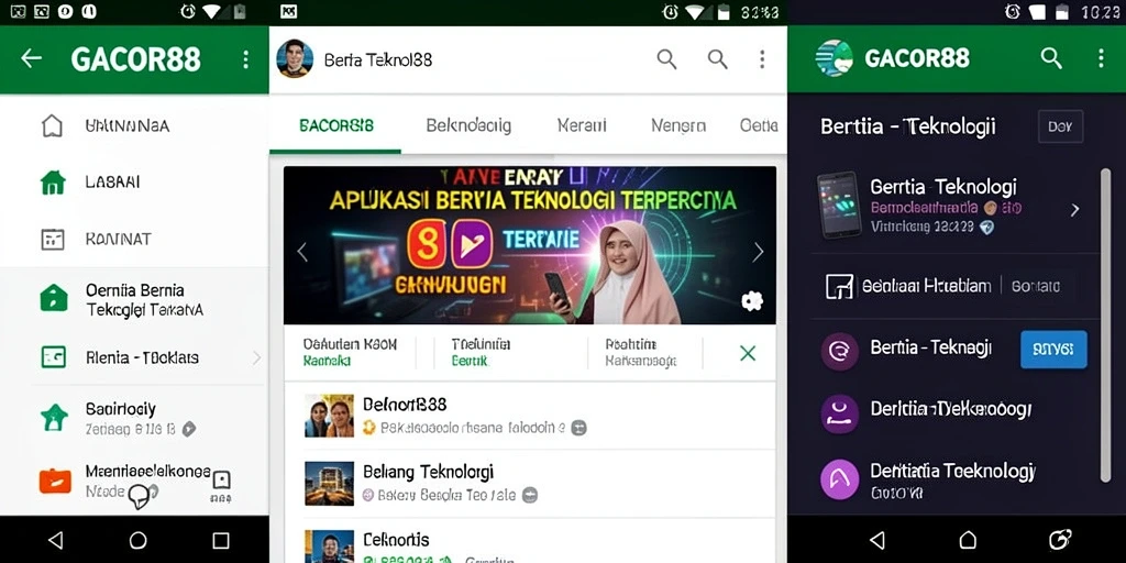 Tampilan antarmuka GACOR88 yang menarik dan informatif.