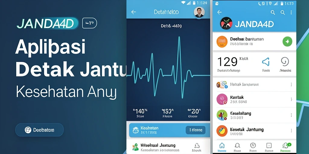 Antarmuka sederhana JANDA4D untuk pemantauan Detak Jantung.