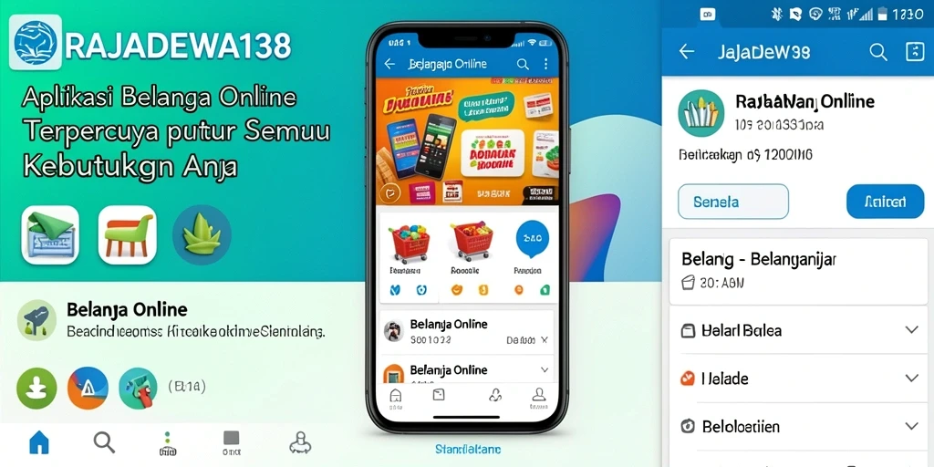 Tampilan antarmuka aplikasi RAJADEWA138 untuk Belanja Online.